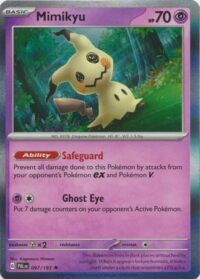 Mimikyu - 097/193 - Holo Rare - Inglés