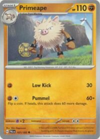 Primeape - 107/193 - Uncommon - Inglés
