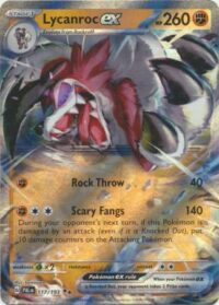 Lycanroc ex - 117/193 - Ultra Rare - Inglés