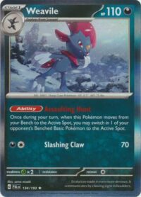 Weavile - 134/193 - Holo Rare - Inglés