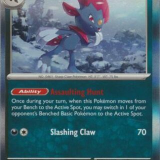 Weavile - 134/193 - Holo Rare - Inglés