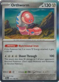 Orthworm - 151/193 - Holo Rare - Inglés