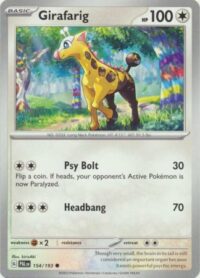 Girafarig - 154/193 - Common - Inglés