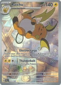 Raichu - 211/193 - Illustration Rare - Inglés