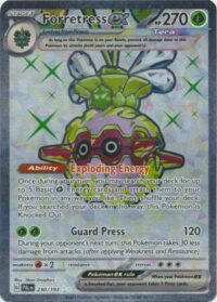 Forretress ex - 230/193 - Full Art Secret Rare - Inglés
