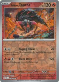 Paldean Tauros - 028/193 - Uncommon Reverse Holo - Inglés
