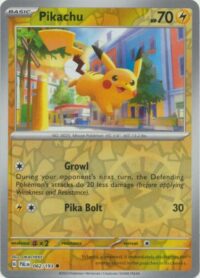 Pikachu - 062/193 - Common Reverse Holo - Inglés
