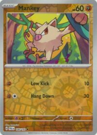 Mankey - 106/193 - Common Reverse Holo - Inglés