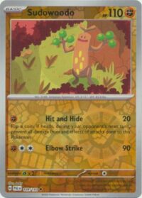 Sudowoodo - 109/193 - Uncommon Reverse Holo - Inglés