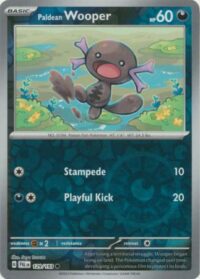 Paldean Wooper - 129/193 - Common Reverse Holo - Inglés