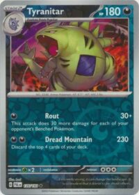Tyranitar - 135/193 - Holo Rare Reverse Holo - Inglés