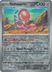 Orthworm - 151/193 - Holo Rare Reverse Holo - Inglés