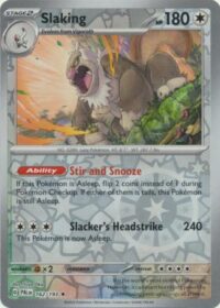 Slaking - 162/193 - Holo Rare Reverse Holo - Inglés