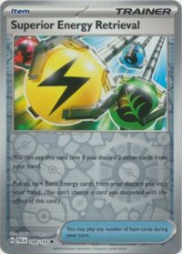 Superior Energy Retrieval - 189/193 - Uncommon Reverse Holo - Inglés