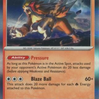 Entei - 030/197 - Holo Rare - Inglés