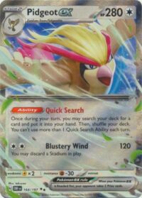 Pidgeot ex - 164/197 - Ultra Rare - Español