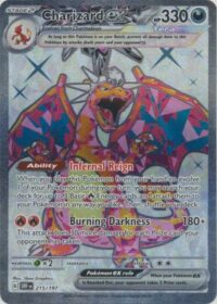 Charizard ex - 215/197 - Full Art Secret Rare - Inglés