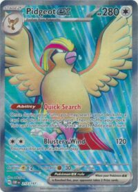 Pidgeot ex - 217/197 - Full Art Secret Rare - Español