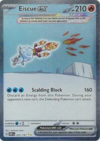 Eiscue ex - 222/197 - Special Illustration Rare - Inglés