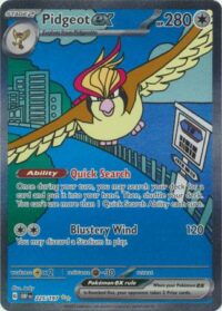 Pidgeot ex - 225/197 - Special Illustration Rare - Inglés