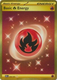 Fire Energy - 230/197 - Gold Secret Rare - Inglés