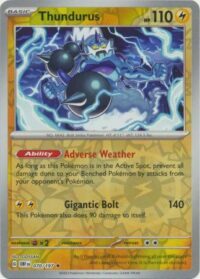 Thundurus - 070/197 - Holo Rare Reverse Holo - Inglés