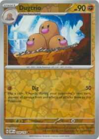 Dugtrio - 104/197 - Uncommon Reverse Holo - Inglés