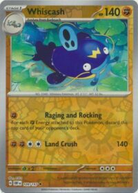 Whiscash - 109/197 - Uncommon Reverse Holo - Inglés
