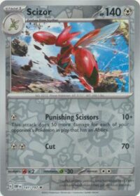 Scizor - 141/197 - Holo Rare Reverse Holo - Inglés