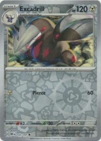 Excadrill - 147/197 - Uncommon Reverse Holo - Inglés
