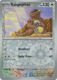 Kangaskhan - 165/197 - Uncommon Reverse Holo - Inglés