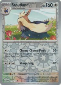 Stoutland - 172/197 - Uncommon Reverse Holo - Inglés