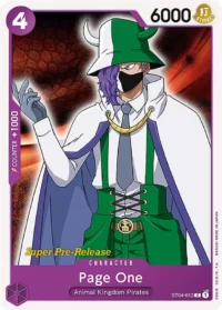 Page One - ST04-002 - C (Super Pre- Release)