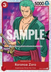 Roronoa Zoro - OP01-025 - SR