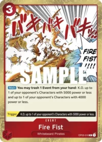 Fire Fist - OP03-018 - R