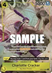 Charlotte Cracker (Alternate Art) - OP03-108 - SR
