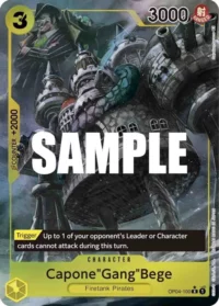 Capone"Gang"Bege (Alternate Art) - OP04-100 - Rare