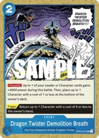 Dragon Twister Demolition Breath - OP04-057 - Uncommon
