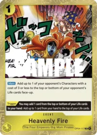 Heavenly Fire -OP04-117 - Rare