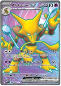 Alakazam ex - 188/165 - Full Art Secret Rare - Inglés