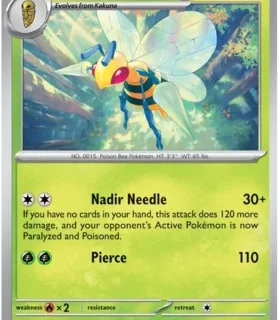 Beedrill - 015/165 - Holo Rare - Inglés