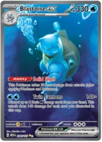 Blastoise ex - 200/165 - Special Illustration Rare - Inglés