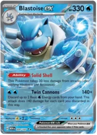 Blastoise ex - 009/165 - Ultra Rare - Inglés