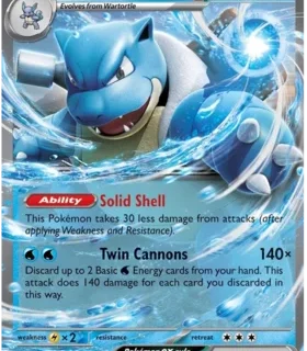 Blastoise ex - 009/165 - Ultra Rare - Inglés