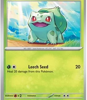 Bulbasaur - 001/165 - Common Reverse Holo - Inglés