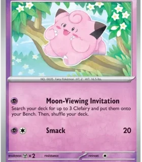 Clefairy - 035/165 - Common Reverse Holo - Inglés