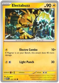 Electabuzz - 125/165 - Common Reverse Holo - Inglés