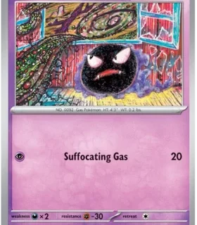 Gastly - 092/165 - Common Reverse Holo - Inglés