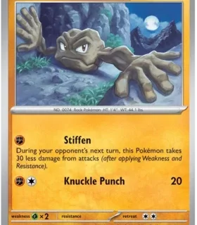 Geodude - 074/165 - Common Reverse Holo - Inglés