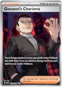 Giovanni's Charisma - 197/165 - Full Art Secret Rare - Inglés